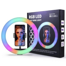 Кільцева лампа 30 см 3D-30 USB LED RGB з тримачем (RZN-23106603)