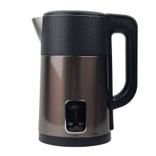 Електрочайник BITEK BT-7955 нержавіюча сталь 2.5 л чорний з коричневим (RZN-23105276)