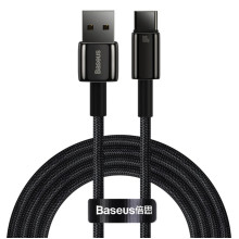 Кабель USB/Type-C 2 м Baseus Tungsten Gold Fast-Charging 100 Вт чорний (RZN-23101574)