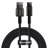 Кабель USB/Type-C 2 м Baseus Tungsten Gold Fast-Charging 100 Вт чорний (RZN-23101574)