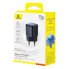 Зарядний блок живлення Type-C Baseus PicoGo GaN 45 W 20 V 3 A чорний (RZN-23105390)