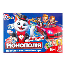 Настільна гра Technok Toys 0755 Дитяча монополія 2-4 гравці для всієї родини (RZN-23103442)