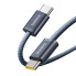 Кабель Type-C/Type-C 1 м Baseus Dynamic 4 100 Вт сірий (RZN-23106330)
