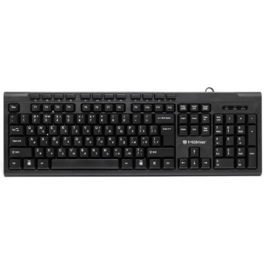 Клавіатура дротова Hölmer K-01OF чорний (RZN-23105698)