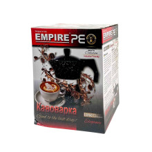 Кавоварка гейзерна алюмінієва Empire EM-6613 Граніт V 500 мл чорний (RZN-23102036) Кавоварка гейзерна алюмінієва Empire EM-6613 Граніт V 500 мл чорний (RZN-23102036)