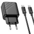 Зарядний пристрій з кабелем Type-C+USB/Type-C 1 м HOCO CS23A Sunlight 30 W 12 V 2.5 А чорний (RZN-23101788)