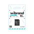 Карта пам'яті 16 GB Wibrand МicroSDНC UHS-I Сlass 10 з адаптером чорний (RZN-23105466)