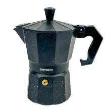 Кавоварка гейзерна алюмінієва Empire ЕМ-6602 Делюкс V 200 мл чорний (RZN-23095978) Кавоварка гейзерна алюмінієва Empire ЕМ-6602 Делюкс V 200 мл чорний (RZN-23095978)