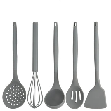 Кухонний набір MAGIO MG-1097G настільний 11 предметів силікон сірий (RZN-23103000)