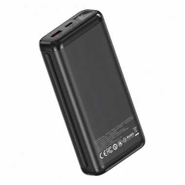 Універсальна мобільна батарея 20000 mAh XO PB309 22.5 W повербанк з дисплеєм чорний (RZN-23105648)