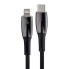 Кабель Type-C/Apple Lightning 2 м Baseus Glimmer Series 20 Вт чорний (RZN-23102903)