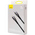 Кабель Type-C/Apple Lightning 2 м Baseus Glimmer Series 20 Вт чорний (RZN-23102903)