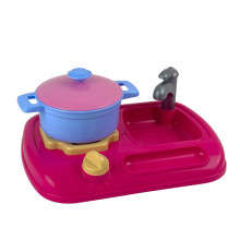 Дитячий ігровий набір 11в1 Кухня Technok Toys 5989 з плитою (RZN-23104085)