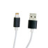 Кабель USB/Apple Lightning 1 м DM-M12 магнітний 2 А білий (RZN-23090272)