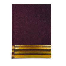 Щоденник недатований А5 лінія 288 аркушів Buromax BM2052-13 Parallel бордовий (RZN-23104543)