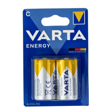 Батарейка циліндрична (бочонок) С VARTA Energy LR14 лужна (RZN-23102671)
