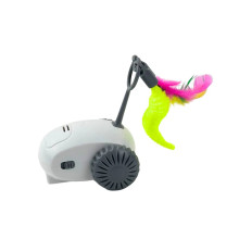 Інтерактивна іграшка для котів Бадмінтон XL-1233 9 см білий з сірим (RZN-23102503) Інтерактивна іграшка для котів Бадмінтон XL-1233 9 см білий з сірим (RZN-23102503)