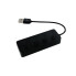 USB-хаб зовнішній 4 порти з вимикачами 0.15 м чорний (RZN-23094856)