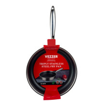 Сковорідка антипригарне покриття Vezzer VZ8079 діаметр 26 см (RZN-23106941)