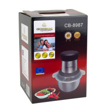 Блендер подрібнювач з чашею Crownberg СВ-8987 800 Вт сріблястий (RZN-23102591) Блендер подрібнювач з чашею Crownberg СВ-8987 800 Вт сріблястий (RZN-23102591)