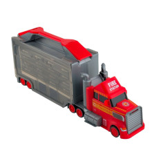 Іграшковий набір машинок 6в1 Пожежний автовоз XG879-110-111 пластик 44 см сірий з червоним (RZN-23102634) Іграшковий набір машинок 6в1 Пожежний автовоз XG879-110-111 пластик 44 см сірий з червоним (RZN-23102634)