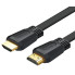 Кабель HDMI/HDMI 3 м UGREEN ED015 Flat Cable чорний (RZN-23104207)