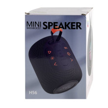 Колонка портативна HOPESTAR H56 Bluetooth LED чорний (RZN-23102860)