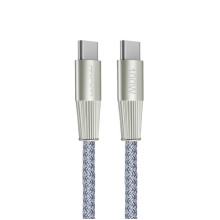 Кабель Type-C/Type-C 1 м WUW X201 100 Вт сірий (RZN-23102905)