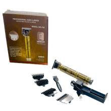Тример для стрижки волосся та бороди Professional Hair Clipper T99 1500 mAh золотистий (RZN-23092933)