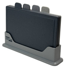 Набір обробних дошок 4 шт Zepline ZP-00220 30 х 20 см пластик сірий (RZN-23104757)