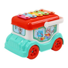 Іграшковий ксилофон Автобус Technok Toys 9857 17.5 см блакитний з червоним (RZN-23104368)