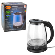 Електрочайник BITEK BT-3110 скло 1.8 л чорний (RZN-23102969)