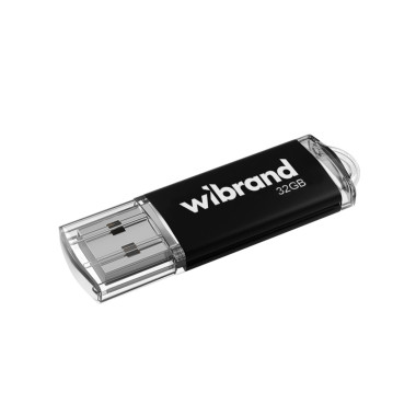 Флеш пам'ять USB 32 GВ Wibrand Cougar USB 2.0 чорний (RZN-23103406)