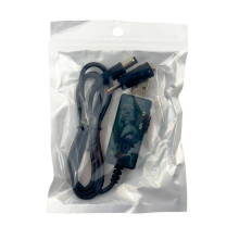 Кабель для роутера USB/DC connector 1 м 9 V/12 V чорний (RZN-23105679)