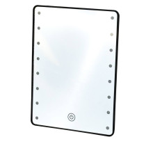 Дзеркало косметичне настільне з LED підсвіткою AND LY-701 чорний (RZN-23105816)