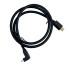 Кабель HDMI/HDMI 1 м UGREEN 90 Degree 4K Cable чорний (RZN-23104211)