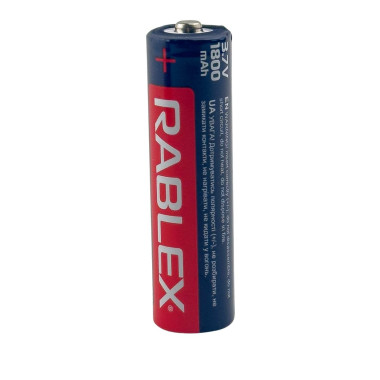 Акумулятор 18650 RABLEX 001810 без захисту 1800 mah літій-іонний (RZN-23106610)