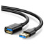 Кабель подовжувач USB/USB 3 м UGREEN US129 чорний (RZN-23104872)