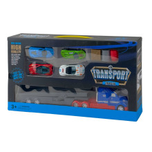 Іграшковий набір машинок 5в1 Автовоз 425-12 пластик 32 см інерційний різнобарвний (RZN-23104383)