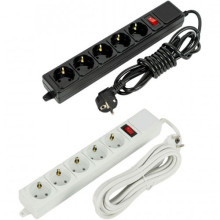 Подовжувач електричний на 5шт/3м із захистом від перевантажень 502 new (RZN-23103305) Подовжувач електричний на 5шт/3м із захистом від перевантажень 502 new (RZN-23103305)