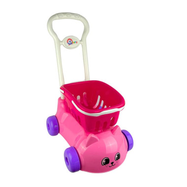 Дитячий іграшковий візок для супермаркету Technok Тoys 7587 рожевий (RZN-23100268)