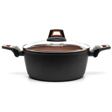 Каструля антипригарне покриття Hölmer CR-1342-SBMCL Carrot з кришкою 4.2 л чорний (RZN-23105714) Каструля антипригарне покриття Hölmer CR-1342-SBMCL Carrot з кришкою 4.2 л чорний (RZN-23105714)