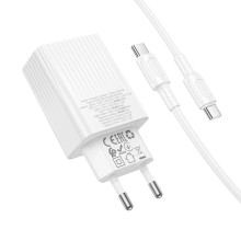 Зарядний пристрій з кабелем USB+Type-C/Type-C 1 м BOROFONE BAS76A Source 30 W білий (RZN-23106537) Зарядний пристрій з кабелем USB+Type-C/Type-C 1 м BOROFONE BAS76A Source 30 W білий (RZN-23106537)