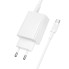 Зарядний пристрій з кабелем USB+Type-C/Type-C 1 м BOROFONE BAS76A Source 30 W білий (RZN-23106537)
