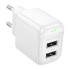 Зарядний блок живлення 2хUSB BOROFONE BAS41A Potential 12 W 5 V 2 A білий (RZN-23104970)