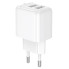 Зарядний блок живлення 2хUSB BOROFONE BAS41A Potential 12 W 5 V 2 A білий (RZN-23104970)