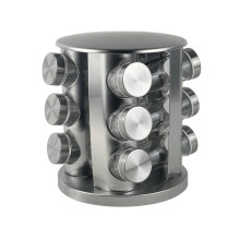 Набір для спецій Empire EM3164 скло 12 ємностей сріблястий (RZN-23102159) Набір для спецій Empire EM3164 скло 12 ємностей сріблястий (RZN-23102159)