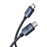 Кабель Type-C/Type-C 1.2 м Baseus Crystal Shine 100 Вт чорний (RZN-23101785)