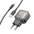 Зарядний пристрій з кабелем 2xUSB/Type-C 1 м BOROFONE BAS51A Absolute 12 W 5 V 2.4 А чорний (RZN-23106419)