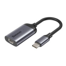 USB-хаб зовнішній 1 порт Mini DP Baseus Enjoyment Type-C 0.2 м сріблястий (RZN-23104772)
